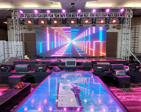 Philippine Indoor Activity P3.91 LED Wall